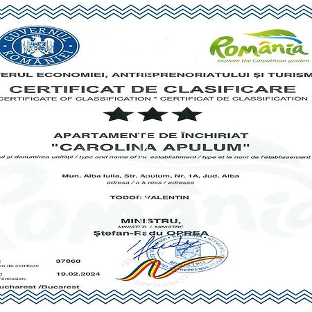 Vila Carolina Apulum Villa Alba Iulia Dış mekan fotoğraf